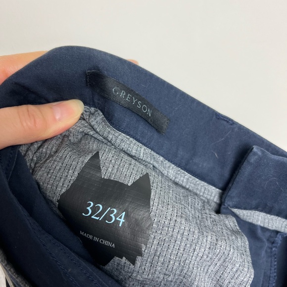 Greyson Men’s Navy Golf Pants 32/34 - Picture 3 of 6